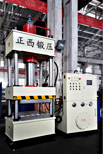 江蘇徐州客戶定制的160噸四柱液壓機，由液壓機供應商成都正西液壓機圓滿交貨，祝賀！